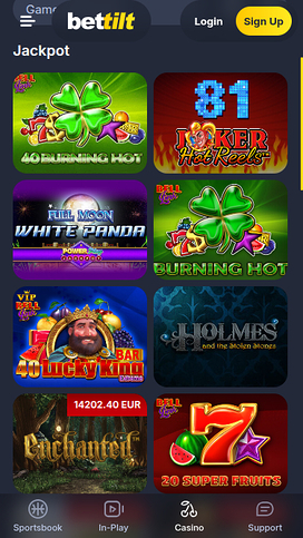 Bettilt Casino Mobile Jackpot