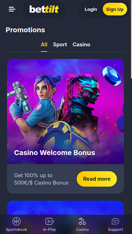 Bettilt Casino Mobile Promotions