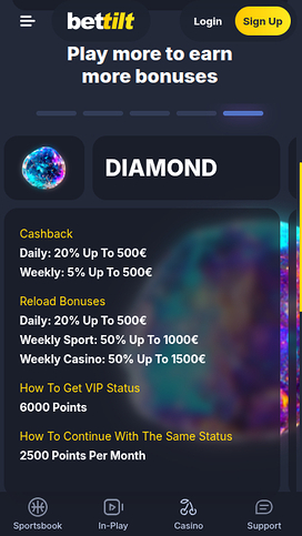 Bettilt Casino Mobile VIP Program