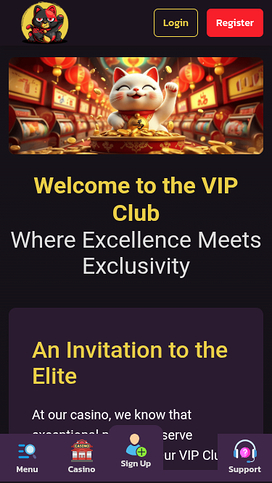 VIP screenshot of Beturo Casino for Mobile