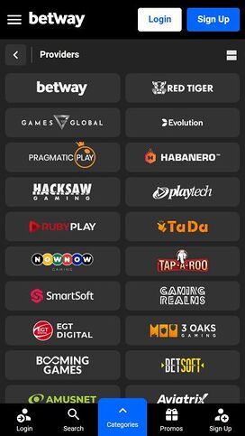 Desarrolladores de juegos móviles de Betway Casino