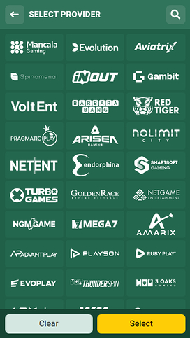 BetWinner Casino Mobile Game Developers