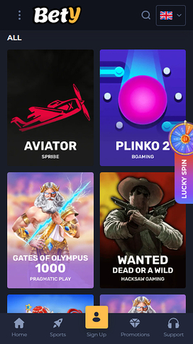 Bety Casino Mobile Games
