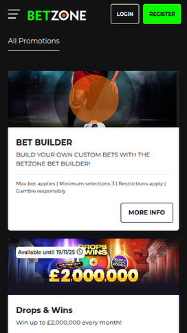 Betzone Casino Mobile Promotions