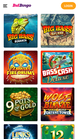 Bidbingo Casino Mobile Games