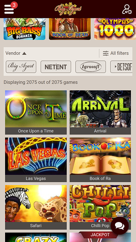 Big Azart Casino Mobile Game Developers