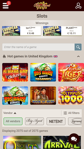 Big Azart Casino Mobile Games