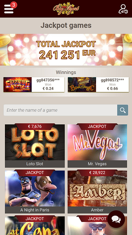 Big Azart Casino Mobile Jackpot