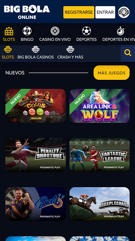 Big Bola Casino Mobile Games