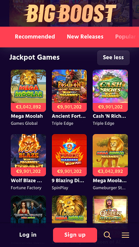 Big Boost Casino Mobile Jackpot