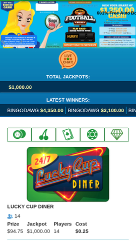 Bingo Billy Casino Mobile Jackpot