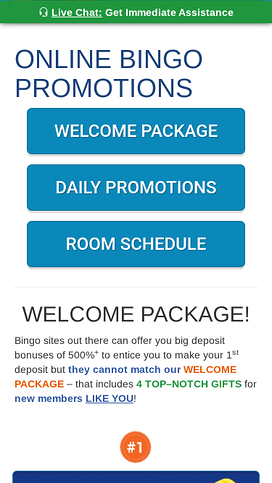 Bingo Billy Casino Mobile Promotions