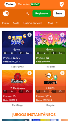 Bingo Botemania Casino Mobile Bingo