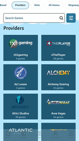 Bingo.com Casino Mobile Game Developers