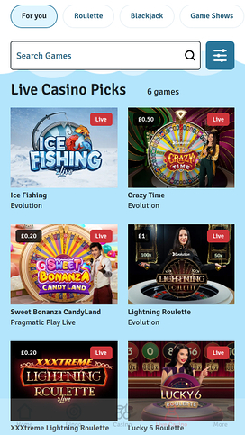 Bingo.com Casino Mobile Live Dealer