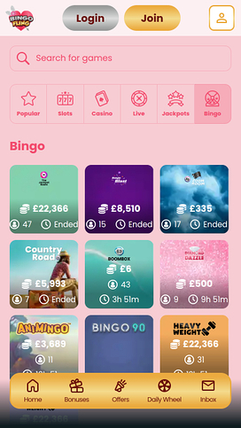 Bingo Fling Casino Mobile Bingo