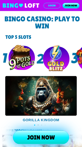 Bingo Loft Casino Mobile Games