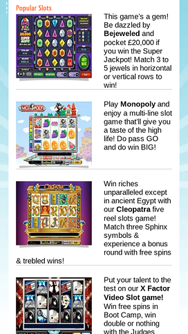 Bingo Street Casino Mobile Games
