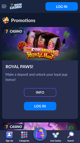 Bison Casino Mobile Promotions