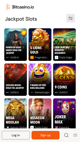 Bitcasino.io Mobile Jackpot