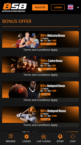 Bitcoin Sportsbook Casino Mobile Promotions