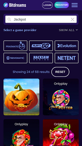 Bitdreams Casino Mobile Jackpot