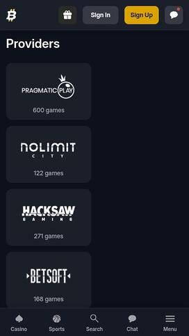 BitFortune Casino Game Developers Mobile