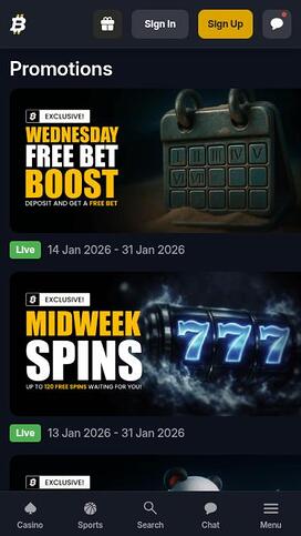 BitFortune Casino Promotions Mobile