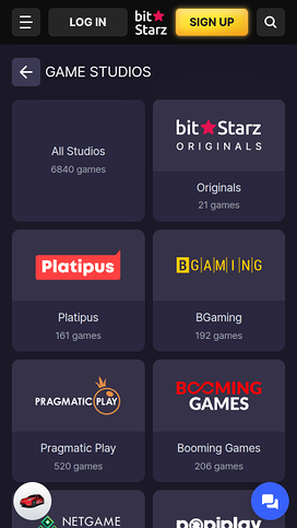 Bitstarz Casino Mobile Game Developers