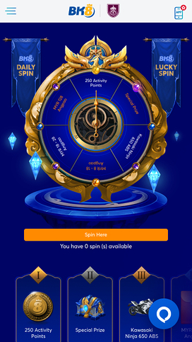 BK8 Casino Mobile Lucky Wheel