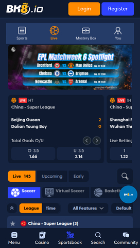 BK8.io Casino Mobile Sports