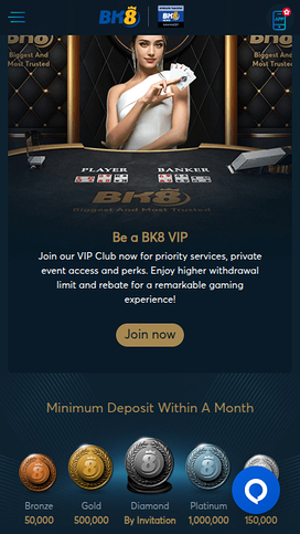 BK8 Casino Mobile VIP Program