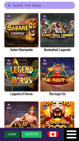 Black Spins Casino Mobile Games