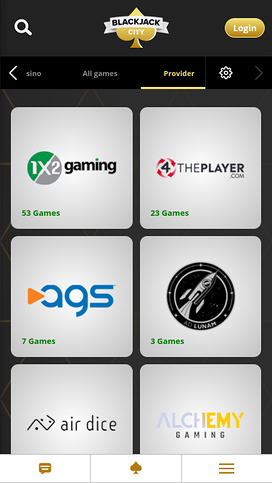 BlackJack City Casino Mobile Game Developers