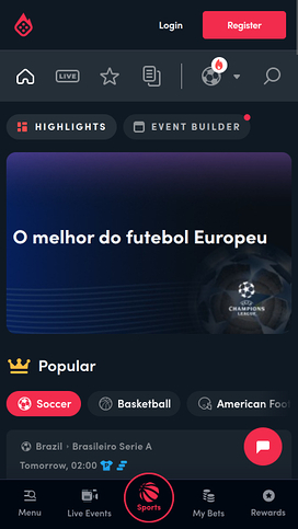 Blaze Casino Mobile Sports