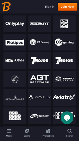 BlazeSpins Casino Mobile Game Developers