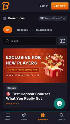 BlazeSpins Casino Mobile Promotions