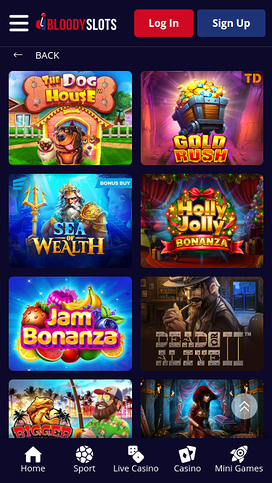 BloodySlots Casino Mobile Games