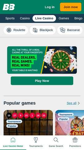 Boabet Casino Live Dealer