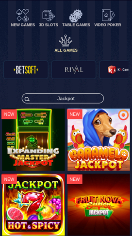 Bobby Casino Mobile Jackpot