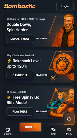 Bombastic Casino Mobile Promotions