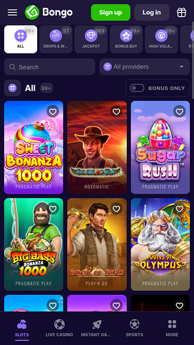 Bongo Casino Mobile Games