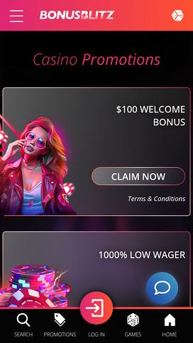 BonusBlitz Casino Mobile Promotions