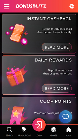 BonusBlitz Casino Mobile Rewards