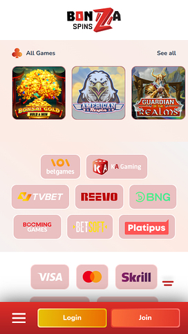 Bonza Spins Casino Mobile Game Developers