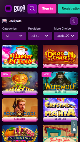 Bote móvil de Booi Casino
