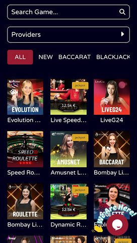 Boombang Casino Mobile Live Dealer