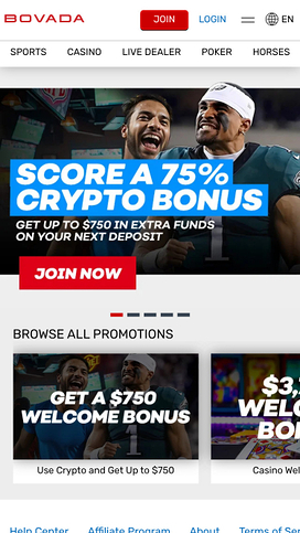 Bovada Casino Mobile Promotions