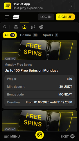 BoxBet Casino Mobile Promotions