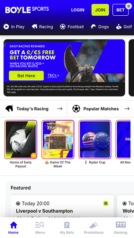 BoyleSports Casino Mobile Sports